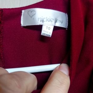 Nickie Lew solid Midi dress